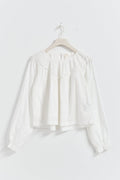 Y v blouse - Blanc
