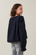 Y v blouse - Bleu marine