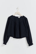 Y v blouse - Bleu marine