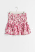 Boho smock skirt - Pink/aop