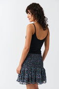 Boho smock skirt - Pink/aop