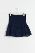 Boho smock skirt - Bleu marine