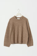 crew neck knitted sweater - Mid grey mel