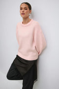 crew neck knitted sweater - Noir