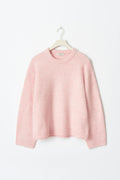crew neck knitted sweater - Desert sage