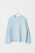 crew neck knitted sweater - Navy blazer