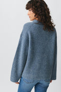 crew neck knitted sweater - Noir