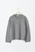 crew neck knitted sweater - Noir