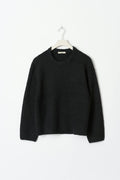 crew neck knitted sweater - Gardenia