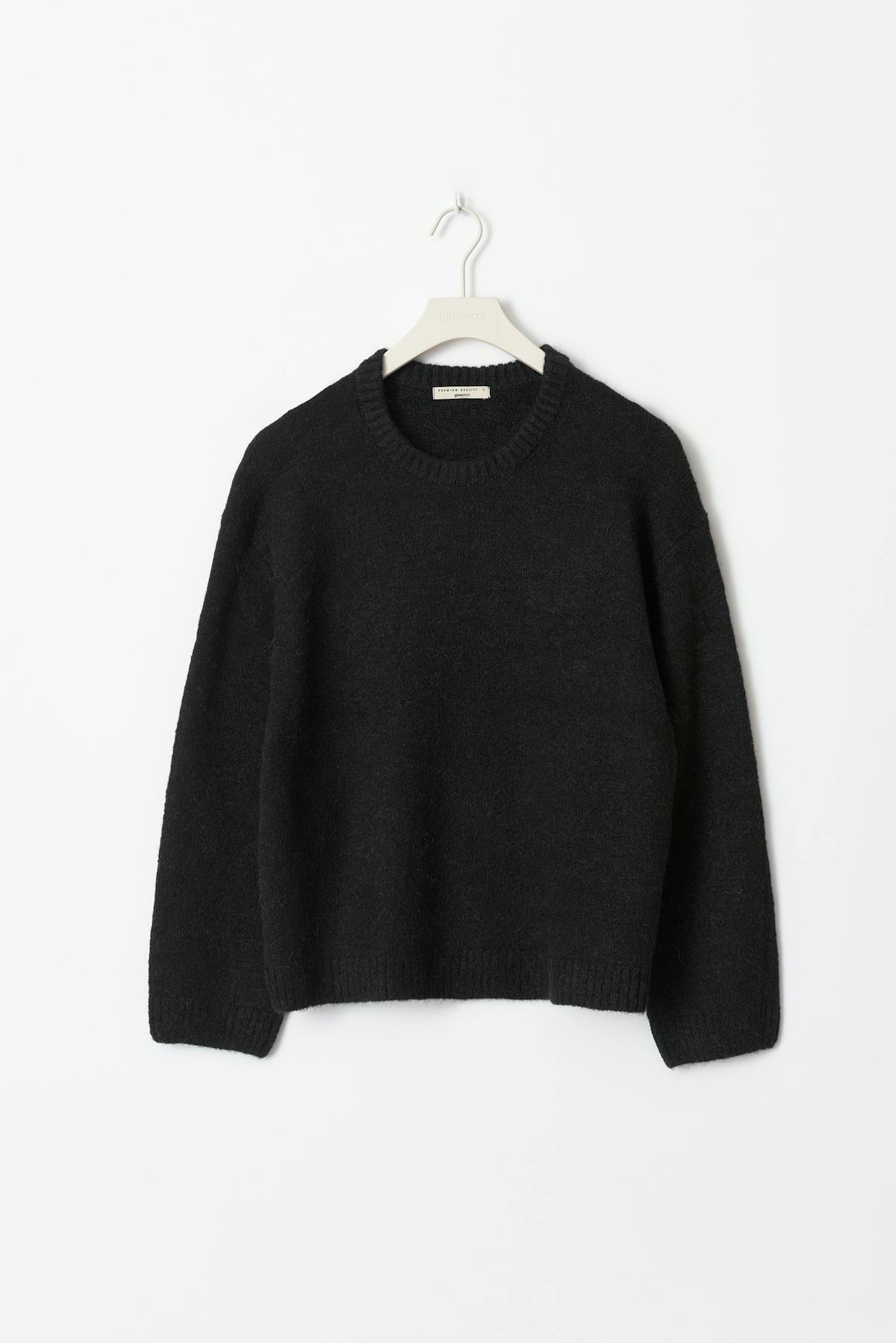 crew neck knitted sweater - Gardenia