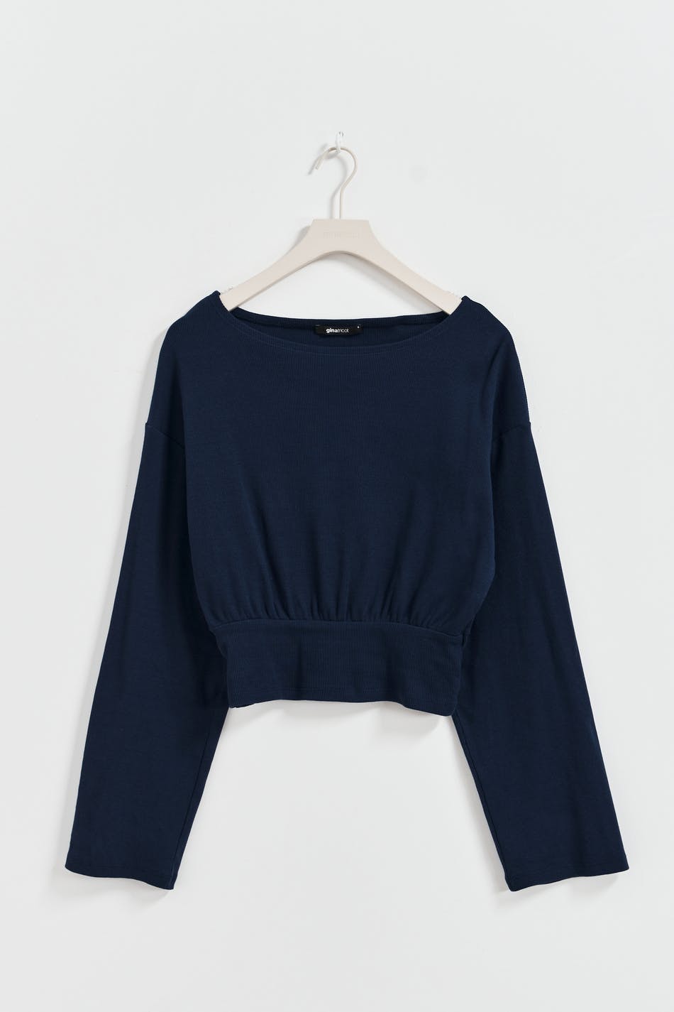 Flare sleeve top - Peacoat