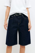 Baggy denim shorts - Offblack