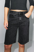 Baggy denim shorts - Bleu clair
