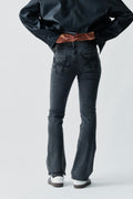 Twisted bootcut jeans - Offblack