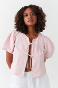 Puff sleeve blouse - Blanc
