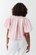 Puff sleeve blouse - Egret