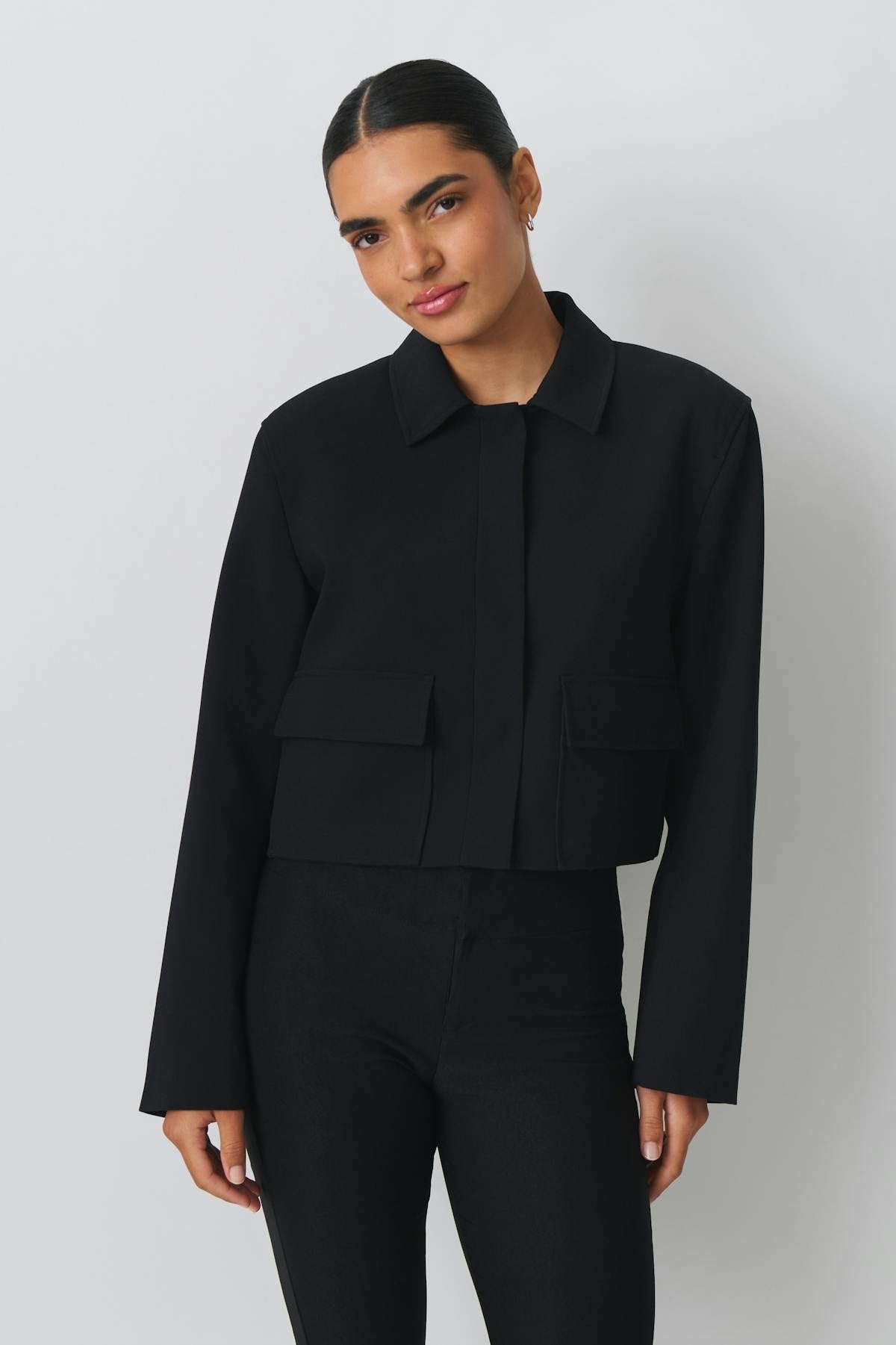 Tailored pocket jacket - Noir