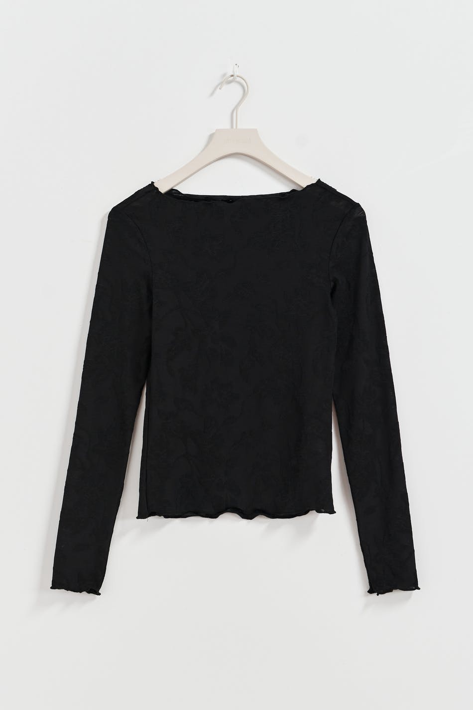 boatneck top - Noir