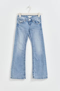 chunky flare tall jeans - Gris clair