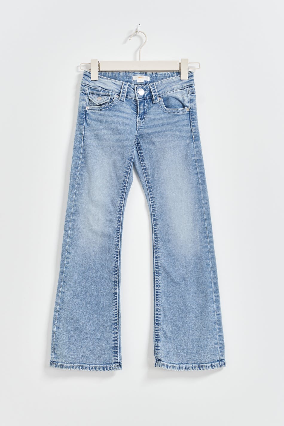 chunky flare tall jeans - Gris clair