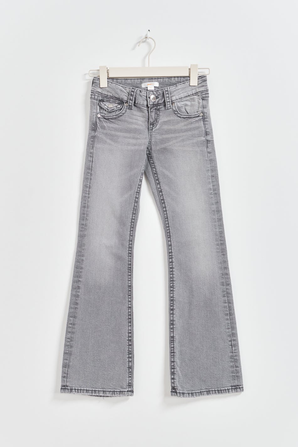 chunky flare tall jeans - Gris clair