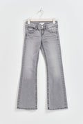 chunky flare tall jeans - Gris clair