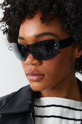 Rimless sunglasses - Marron