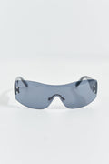 Rimless sunglasses - Gold/brown