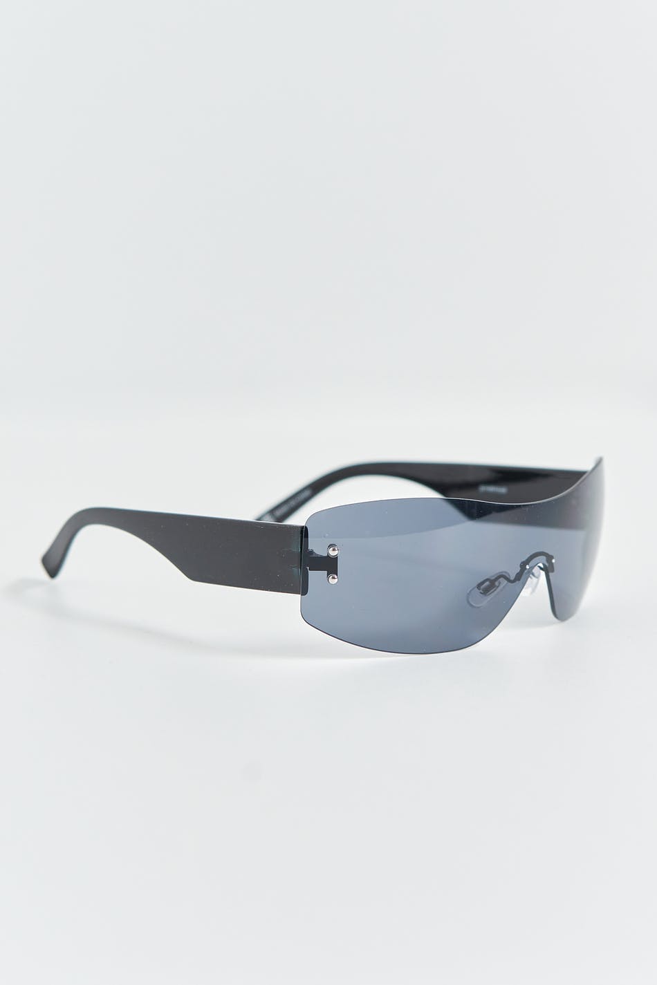 Rimless sunglasses - Black/gold
