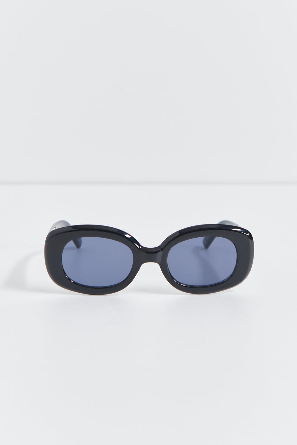 oval sunglasses - Noir