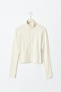Soft touch zip jacket - Stone