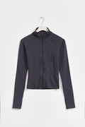Soft touch zip jacket - Stone