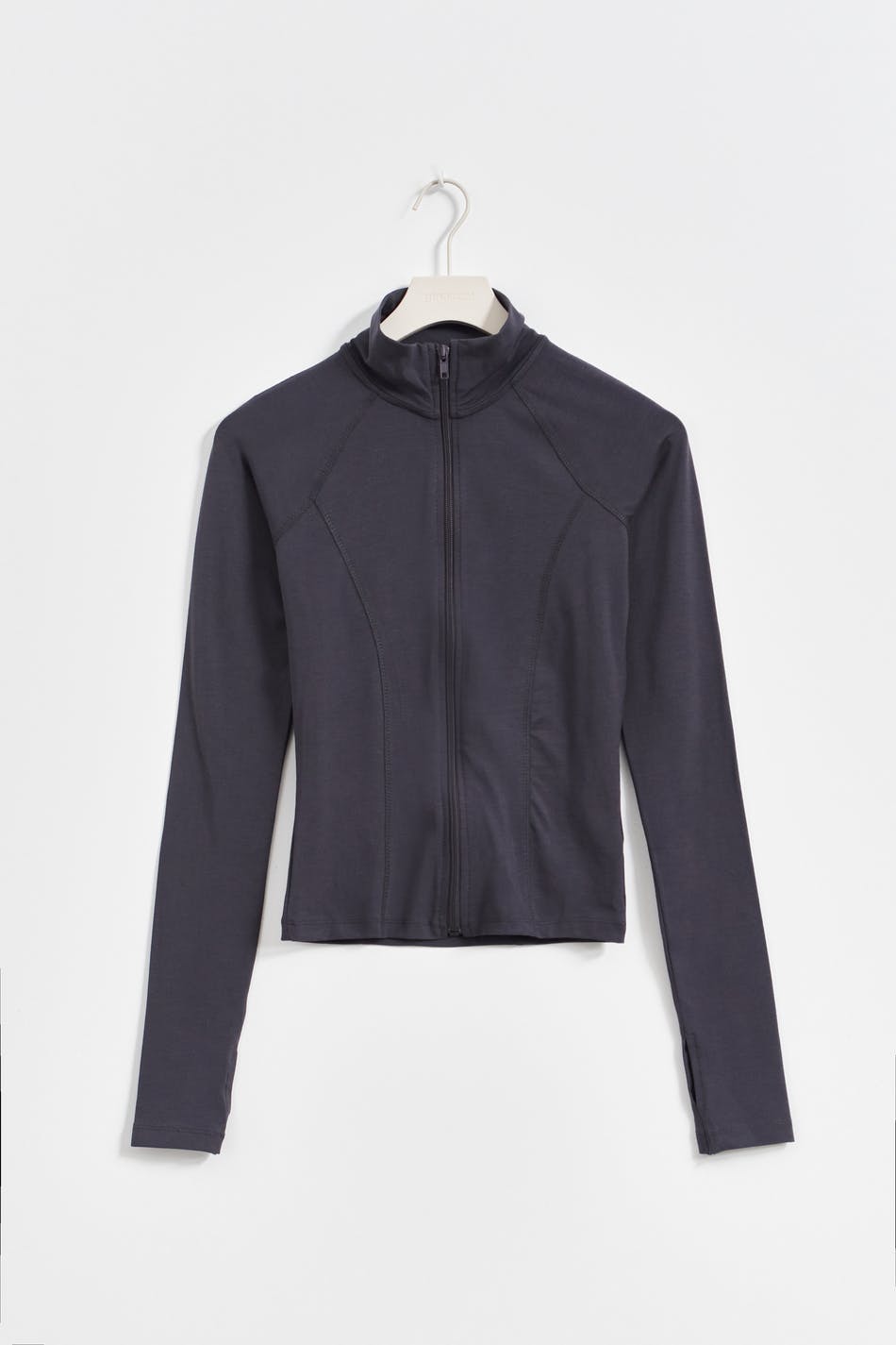 Soft touch zip jacket - Stone