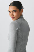 Soft touch zip jacket - Tofu