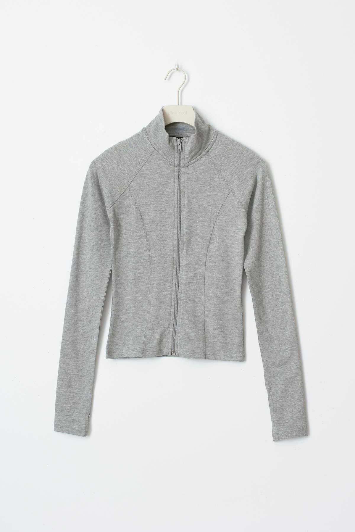 Soft touch zip jacket - Tofu