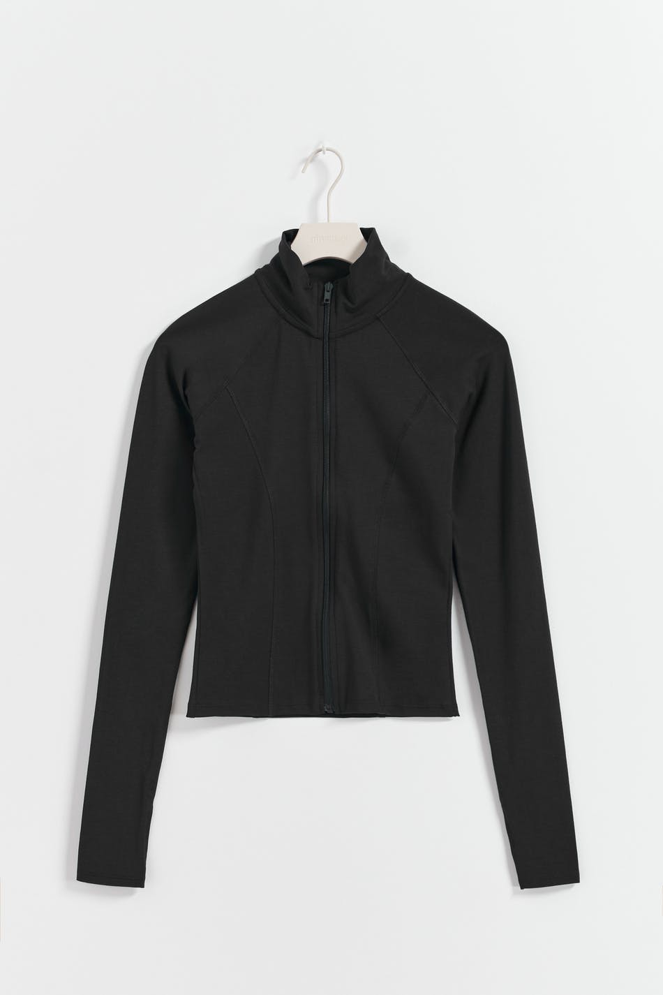 Soft touch zip jacket - Noir