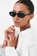 Slim oval sunglasses