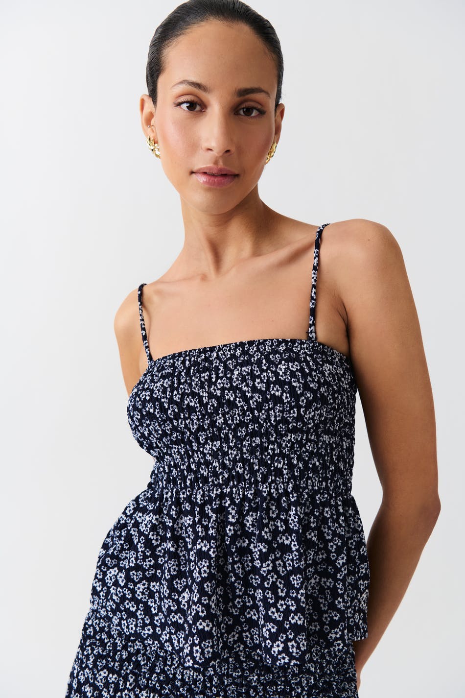 Smock singlet - Noir