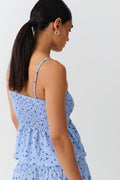Smock singlet - Porcelain ditsy