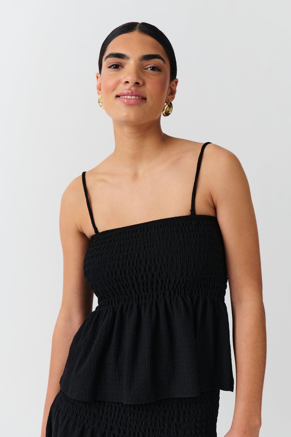 Smock singlet - Porcelain ditsy
