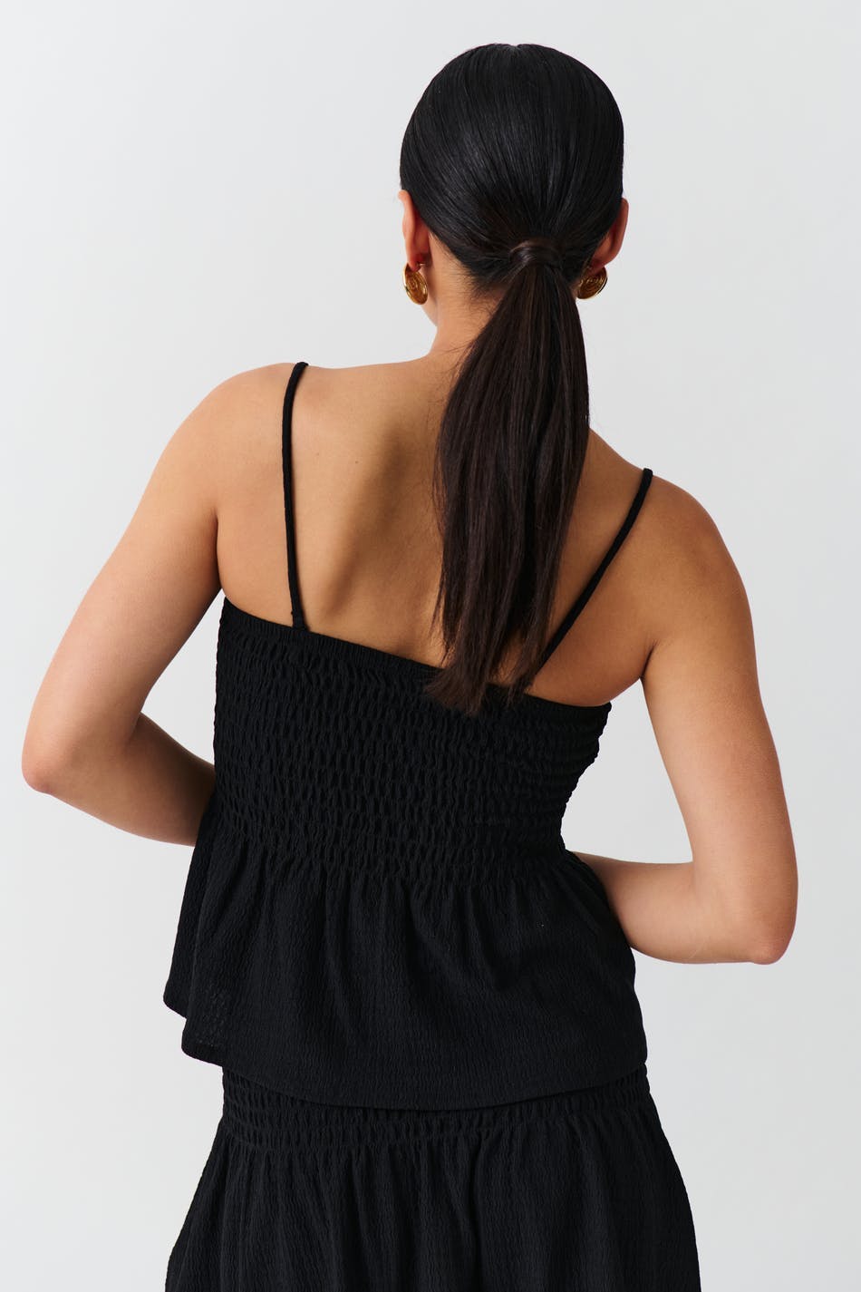 Smock singlet - Porcelain ditsy