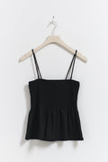 Smock singlet - Noir