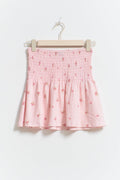 Short smock skirt - Lemon ditsy