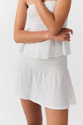 Short smock skirt - Porcelain ditsy