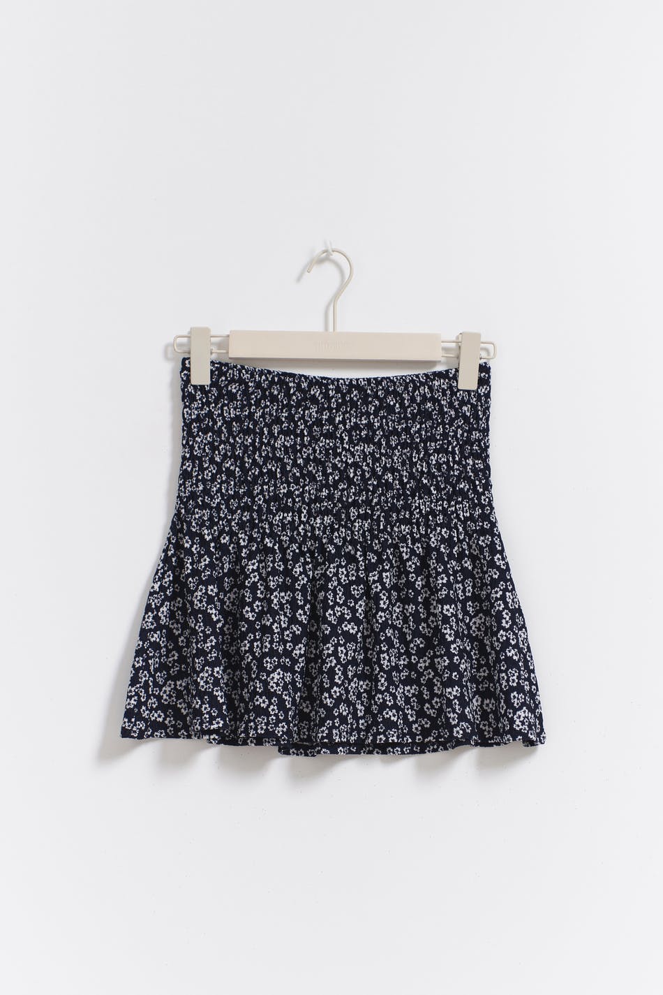 Short smock skirt - Navy/ditsysmall