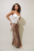 maxi skirt - Egret