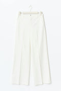 Wide leg suit trousers - Black/stripe