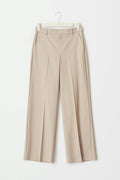 Wide leg suit trousers - Black/stripe