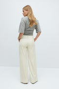 Wide leg suit trousers - Noir