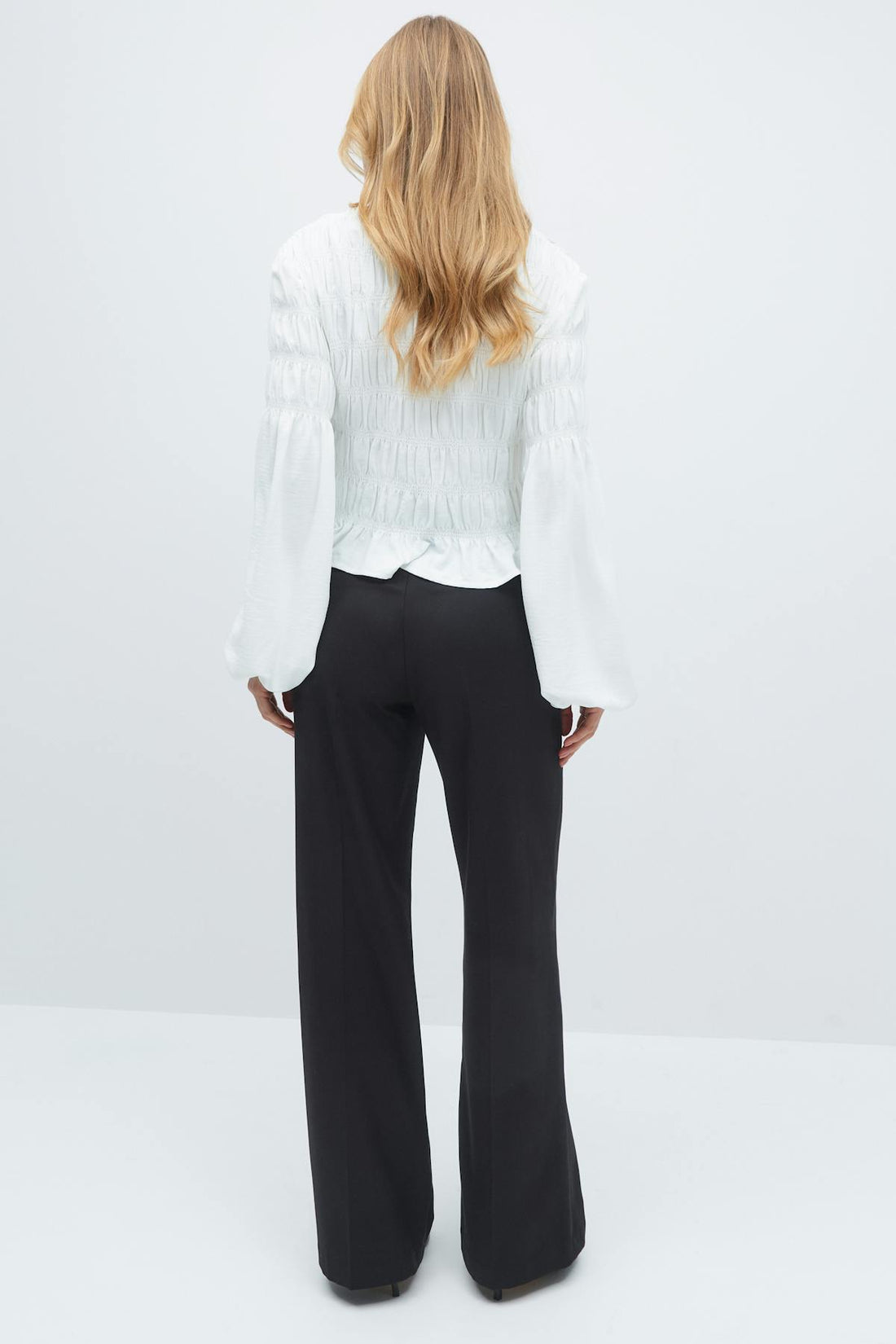 Wide leg suit trousers - Noir
